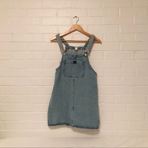 Vintage Denim Overall Dress
